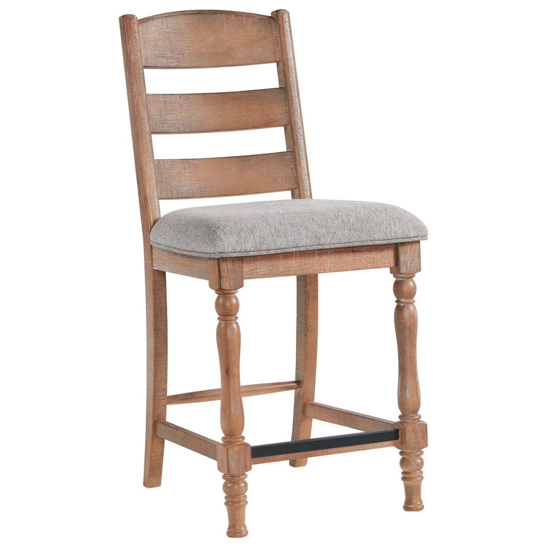 Full back top counter height stools